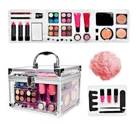 Kit Per Trucco Per Principianti - Set Di Trucco Multiuso | Kit Di Costruzione Completa Per Donne, Strumenti Di Bellezza Professionali Con Sacchetti Cosmetici, Accessori Per Trucco Per Il Viso Portatil