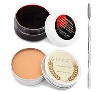 Kit per trucco SFX in cera per cicatrici con gel di sangue finto, cera per la pelle, spatola strumento, effetti speciali per Halloween, modellazione di ferite SFX, kit cosplay