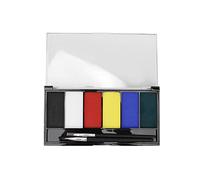 Kit per trucco viso e corpo a 6 colori, solubile in acqua, ad alta saturazione, per cosplay, 33 g