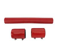 Kit per tubo flessibile del radiatore refrigerante in acciaio inossibile di raffredmento efficiente efficiente per manutenzione del veicolo Atto a 12 pollici di lunghezza 1 3/4 1 (Rouge)