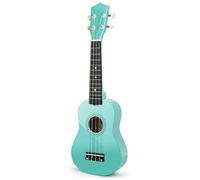 Kit Per Ukulele 21-inch Ukulele Four-string Hawaiian Guitar Playing Instrument For Beginners(Color:L Green)