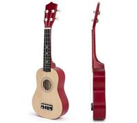 Kit Per Ukulele 21-inch Ukulele Four-string Hawaiian Guitar Playing Instrument For Beginners(Color:Primary)