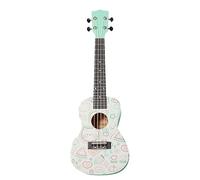 Kit Per Ukulele Beginner's 23-inch Playing Instrument Ukulele Guitar With Accessories(Color:Green)