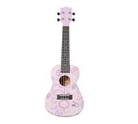 Kit Per Ukulele Beginner's 23-inch Playing Instrument Ukulele Guitar With Accessories(Color:Purple)