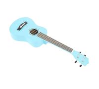 Kit per ukulele in legno luminoso da 24 pollici con corde in nylon, sintonizzatore e borsa, corpo a forma di S per un tono luminoso e un gioco confortevole, ideale per principianti