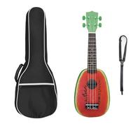 Kit Per Ukulele Mini Guitarra Per Chitarra Ukulele Colorata Da 21 Pollici A 4 Corde Per Principianti(Color:Watermelon)