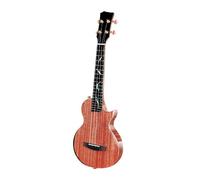 Kit Per Ukulele Modello Completo Di Scatola Elettrica Color Legno Di Mogano Da 26 Pollici Con Ukulele Plus Shock Singolo(Primary)