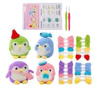 Kit per uncinetto per principianti, kit per bambini dagli 8 ai 10 anni, con video tutorial, kit per principianti, kit per principianti, artigianato per adulti, per principianti e bambini