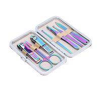 Kit per Unghie delle Dita, Kit per Manicure Set di Tagliaunghie Set di Tagliaunghie in Acciaio Inossidabile 7 Pezzi Kit per Cuticole Strumento per Pedicure e Manicure