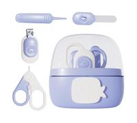 Kit per unghie per bambini,Kit tagliaunghie per bambini,Tagliaunghie per unghie dei cartoni animati 4 in 1 | Set di forbici per unghie, pinzette per tagliaunghie, lime, cura sicura per la toelettatura