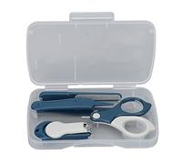 Kit per unghie per bambini Set per manicure pratico, carino e sicuro che taglia le unghie senza sbavature per i più piccoli di casa (Blu)