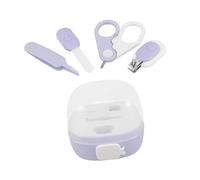 Kit per Unghie per Ragazzo Ragazza 4 Pezzi con Custodia e Lente | Acciaio Inossidabile e Plastico, Taglio Notturno con Luce, per Unghie dei Piedi e Mani, Uso Domestico