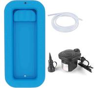Kit per Vasca da Bagno Gonfiabile per Doccia Medica da Comodino con Pompa Ad Aria, Sistema di Lavaggio del Corpo Portatile in PVC Gonfiabile, Ausilio per Il Bagno A Letto per Anziani Disabi, F