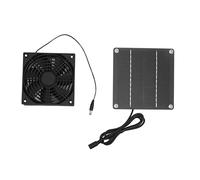 Kit per ventole del Pannello Solare Monocristallino Silicone ad Alta efficienza 2200 Giri/min Ventola di Scarico Solare con Copertura Protettiva per i Salsa di pollai a Serra