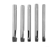 Kit perforatore ovale 5pcs strumenti per cuoio, gomma e materiale morbido lavoro