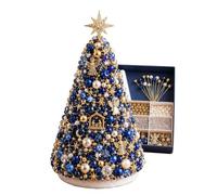 Kit Perline Albero di Natale Kit Fai da Te per Principianti con Cristalli | Divertenti da Festa con Perle Per Adulti Ragazzi Scrivania Libreria Casa Camera Ufficio Corso d'Arte Festa
