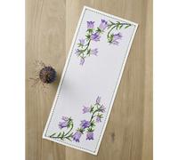 Kit Permin per il punto croce del runner da tavolo contato "Table runner Bellflo