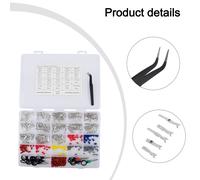 Kit perni connettore 500 pezzi organizzati in modo efficiente per affrontare qua