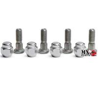 KIT PERNI E DADI RUOTA ANTERIORE POLARIS RANGER 6X6 700 EFI 2006-2009 ALL BAL...