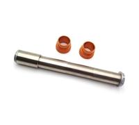 Kit perno anteriore posteriore for moto, mozzo, forcella, cuscinetto, boccola, dado di bloccaggio, tappo scorrevole for albero, protezione antiurto, leva del forcellone, bici(Front Axle Kit)