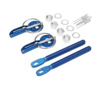 Kit perno cofano in alluminio compatibile con modelli SEAT 2001-2006 - Codice EP-SP7220A, blu(Blue)