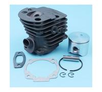 Kit perno da 10 mm, anello pistone cilindro da 45 mm con guarnizioni adatto for gruppo placcato motosega 51 55#503168301,503 16 83-01