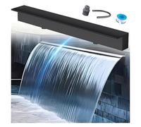 Kit personalizzabile per laghetto da 121,9 cm, senza bisogno di pompa, ideale per piscine, giardini, patii e par acquatici, migliora il tuo spazio esterno con la fontana che scorre
