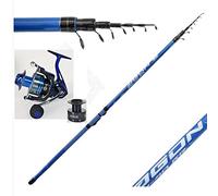 Kit Pesca Canna Bolognese Carbonio Con Mulinello Mare Lago Fiume Passata (MT. 7 + MULINELLO)