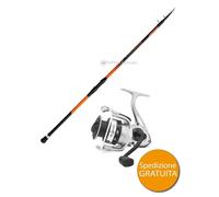 KIT PESCA CANNA SHIMANO SONORA BOAT TELE 2.10 M 150 G+TUBERTINI TUKO 6000 COMBO
