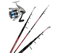 Kit Pesca - Evoluzione Canna da Pesca Beach Ledgering 4.20 mt 130 gr + Mulinello Surfcasting Dayton 8000
