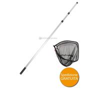 KIT PESCA MANICO GUADINO RAGOT ALLUMINIO 3,00m +TESTA SAGOMATA TRABUCCO COMBO