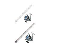 Kit pesca surfcasting 2 pz canna TRABUCCO oceanic 3 pezzi 100-250gr + 2 mulinelli TRABUCCO dayton 6500