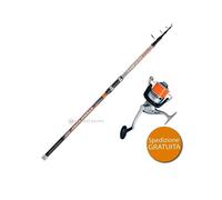 KIT PESCA SURFCASTING OCEANIC STORM SURF 4.00M 200G +OCEANIC SURFCAST 8000 COMBO
