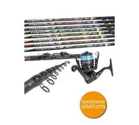 KIT PESCA TRABUCCO HYDRUS XSC LAKE TROUT 3.90 UL 2-8 G+ HYDRUS XF2000 COMBO NEW