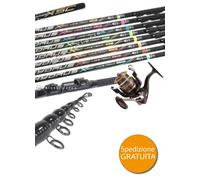 KIT PESCA TRABUCCO HYDRUS XSC LAKE TROUT 3.90 UL 2-8 G+ HYDRUS XF2000 COMBO NEW