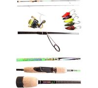 Kit Pesca Trout Area Canna Wachiwi 2.10Mt + Mulinello Kaya 2000 + Filo + 5 Spoon