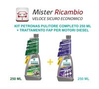 KIT PETRONAS PULITORE INIETTORI 250 ML+TRATTAMENTO MULTIFUNZIONE MOTORI BENZINA