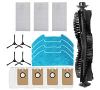 Kit pezzi di ricambio filtro spazzola principale mop salviette sacchetto polvere