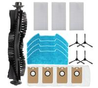 Kit pezzi di ricambio filtro spazzola principale mop salviette sacchetto polvere