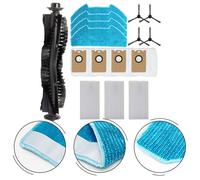Kit pezzi di ricambio filtro spazzola principale mop salviette sacchetto polvere