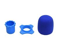 Kit Phaccessoory Phwindshield ERYUE con Supporto per Maniche a Bordo Silicbottom Antirolgata per Microfono Portatile per Microfono Portatile (#BL)