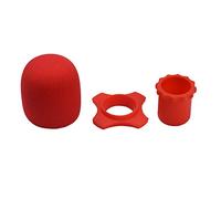 Kit Phaccessoory Phwindshield ERYUE con Supporto per Maniche a Bordo Silicbottom Antirolgata per Microfono Portatile per Microfono Portatile (#7R)