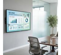 Kit Philips Q-Line da 55 pollici + supporto a parete B-Tech BT8441 Kit per sale riunioni con display professionale Philips Q-Line da 55 pollici e