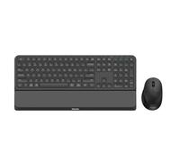 KIT PHILIPS SPT6607B/34 TASTIERA + MOUSE WIRELESS Poggiapolsi staccabile Nero