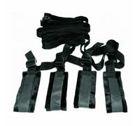 Kit bondage per letto S&M (nero)