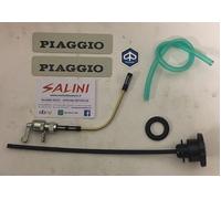 Kit Piaggio Ciao Tubo Rubinetto Benzina Tappo serbatoio Targhetta stemma Piaggio