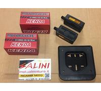 KIT PIAGGIO SI - Camere D'aria 2 x 1/2 x 16 - Coppia pedali - Portatarga