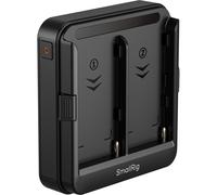 SmallRig 5537 Kit piastra adattatore per batterie di tipo NP-F per aste LWS da 15 mm (supporta UPS)