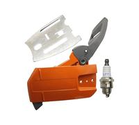 Kit piastra barra di protezione maniglia copertura laterale freno catena adatto for boccola manicotto motosega 61 66 266 268 272