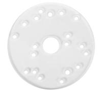 Kit Piastra Base Fresa in Acrilico Trasparente con Perno di Centraggio Diametro 6,5 Pollici Fori Multipli Preforati per Cavo